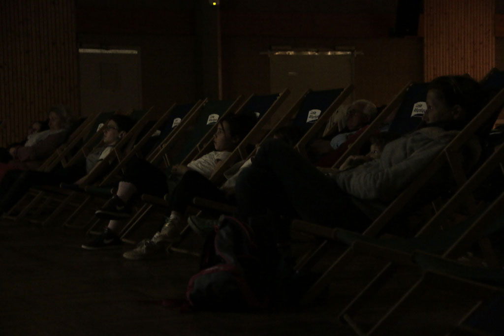 Les spectateurs de la séance de courts-métrages du plein de Super à St-Julien de Concelles